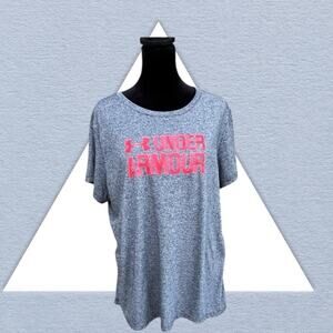 Under Armour women’s XL loose gray T-shirt Heat Gear, short sleeve